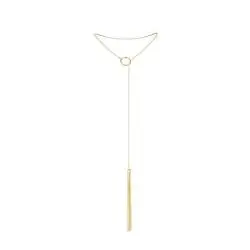 Bijoux - magnifique collar metlico con flecos dorado Bijoux - magnifique collar metlico con flecos dorado