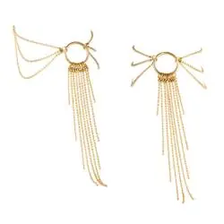 Bijoux - magnifique pulseras para los pies dorado