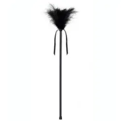 Secretplay - plumero plumas negro 40 cm