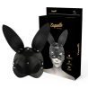 Coquette  mascara cuero vegano con orejas de conejo - 2