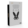 Coquette  mascara cuero vegano con orejas de conejo - 6