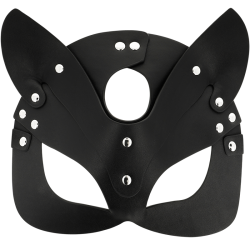 Coquette  mascara cuero vegano con orejas de gato -  - 3