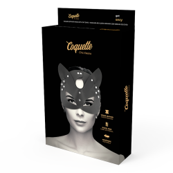 Coquette  mascara cuero vegano con orejas de gato -  - 5
