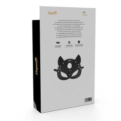 Coquette  mascara cuero vegano con orejas de gato -  - 6