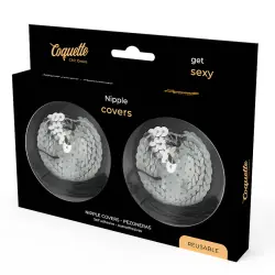 Coquette chic desire - cubre pezones silver