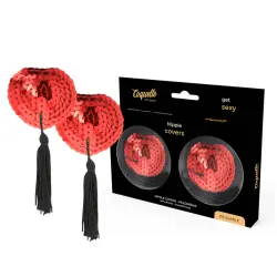 Coquette chic desire - cubre pezones rojo Coquette chic desire - cubre pezones rojo