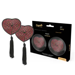 Coquette chic desire - cubre pezones rojo / negro Coquette chic desire - cubre pezones rojo / negro