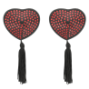 Coquette chic desire cubre pezones rojo / negro - 3