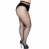 Leg avenue medias en red negro talla plus - 3
