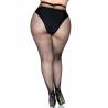 Leg avenue medias en red negro talla plus - 4