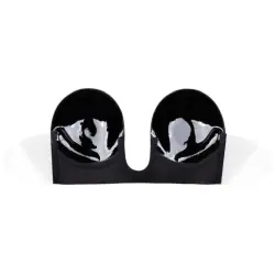 Bye-bra - sujetador sin asas en u negro copa b