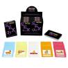 Gay Sex!, juego de cartas de posturas, cartas y expositor