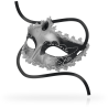Ohmama masks antifaz black diamond color gris - 2