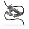 Ohmama masks antifaz estilo veneciano color silver - 2