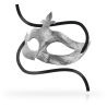 Ohmama masks antifaz flor de lis color silver - 2