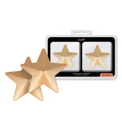 Coquette chic desire - cubre pezones metal estrellas