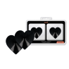 Coquette chic desire cubre pezones corazones color negros - 2