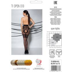 Medias Passion Tiopen 013 20/40 den, envase con la ficha técnica