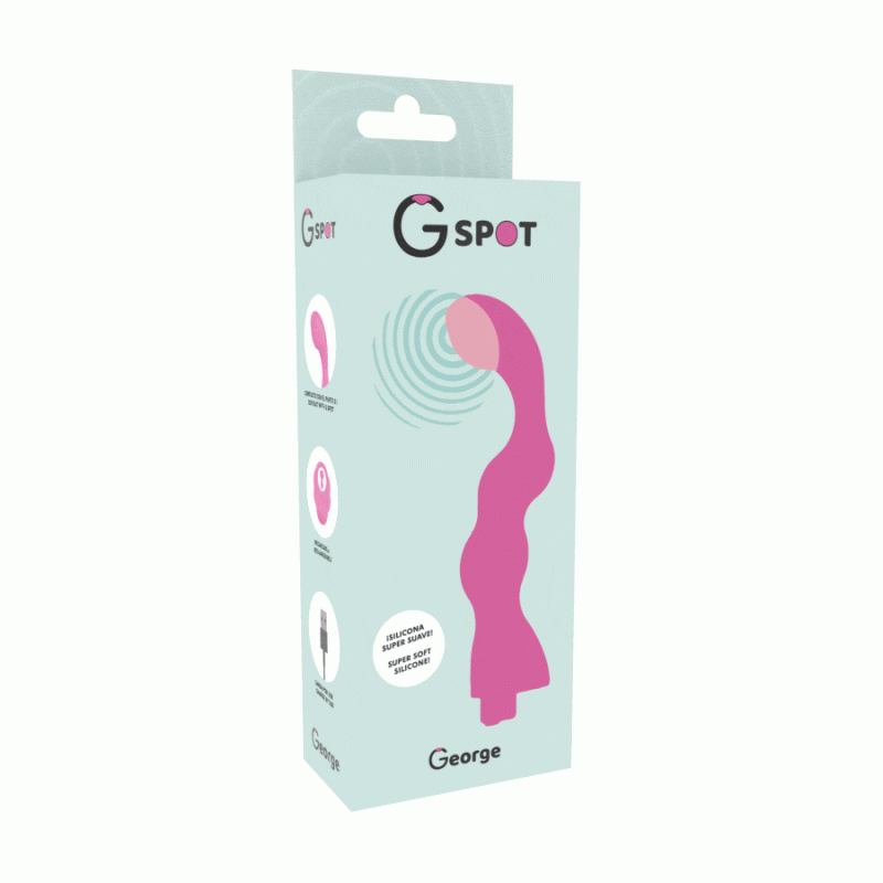 G-spot george vibrador punto g rosa chicle G-spot george vibrador punto g rosa chicle