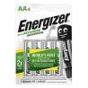 Energizer universal pila recargable hr6 aa 1300mah blister 4 - 1
