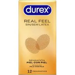 Durex - preservativos real feel sin látex 12 unidades Durex - preservativos real feel sin látex 12 unidades