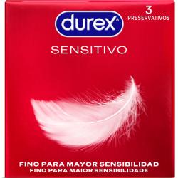 Durex - preservativos sensitivo 3 unidades Durex - preservativos sensitivo 3 unidades