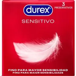 Durex - preservativos sensitivo 3 unidades Durex - preservativos sensitivo 3 unidades