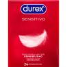 Caja nueva de 24 Durex Sensitivo, finos para mayor sensibilidad