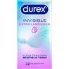 Durex invisible extra lubricado 12 uds - 4