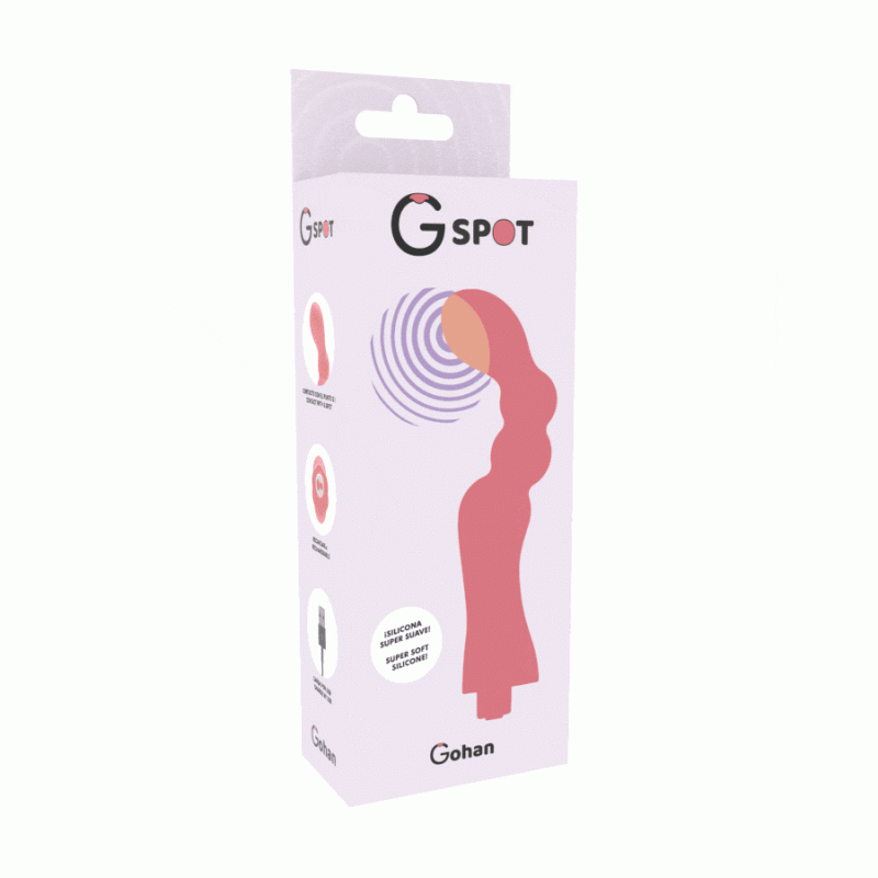 G-spot gohan vibrador punto g light red G-spot gohan vibrador punto g light red