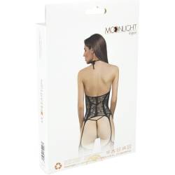 Moonlight - modelo 8 bodystocking negro talla unica -  - 3