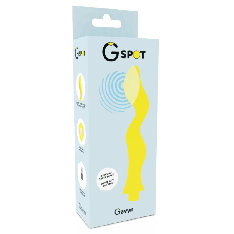 G-spot gavyn vibrador punto g amarillo G-spot gavyn vibrador punto g amarillo