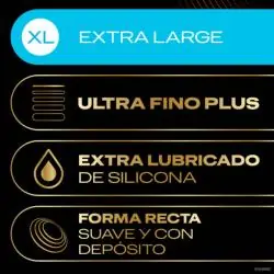 Durex - conexión total xl ultra fino plus sin látex 10 unidades