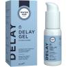 Caja y frasco de Mister Size Delay Gel 50 ml
