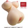 Torso Crazy Bull Fiona de 7,1 kg con sus medidas