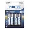Philips ultra alkaline pila aa lr6 blister 4 unidades - 1