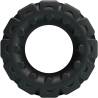 Crazy Bull Laiden anillo de silicona negro, de frente
