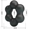 Crazy bull - clauzell anillo silicona modelo 10 - 6