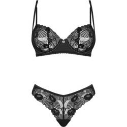 Conjunto de encaje Obsessive Serena Love, sujetador y braguita sin modelo