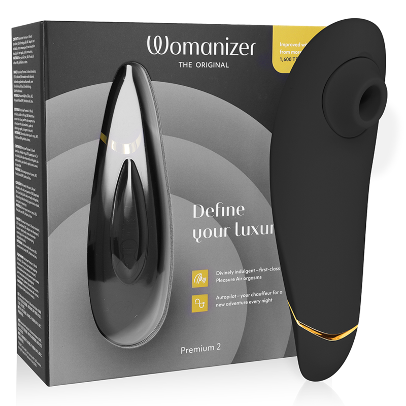 Womanizer - premium 2 estimulador de clítoris negro - 1 Womanizer - premium 2 estimulador de clítoris negro - 1