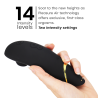 Los 14 niveles de intensidad del Womanizer Premium 2 negro