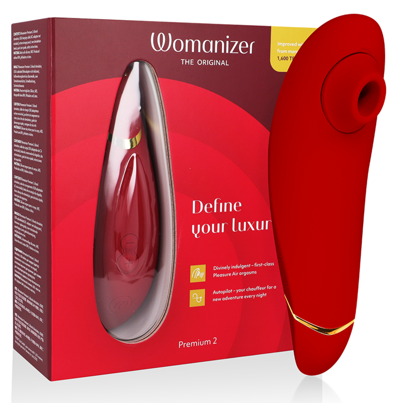 Womanizer - premium 2 estimulador de clítoris burdeos - 1 Womanizer - premium 2 estimulador de clítoris burdeos - 1
