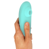 Womanizer Marilyn Monroe menta en la mano