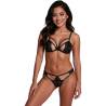 Passion - anuvera set sujetador + tanga negro l/xl - 1