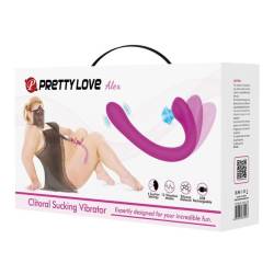 Pretty love - alex vibrador y ondas estimuladoras de clítoris lila - 6