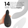 Womanizer DUO 2 negro en la mano: 14 niveles de intensidad