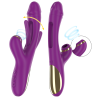 Intense - ateneo vibrador multifunción recargable 7 vibraciones con lengua oscilante y ondas estimuladoras morado - 2