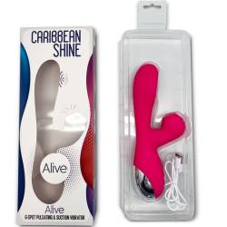 Alive - caribbean shine vibrador & ondas estimuladoras fucsia - - 4 Alive - caribbean shine vibrador & ondas estimuladoras fucsia - - 4