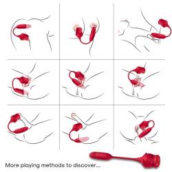 Armony - roseknigth ondas estimuladoras clítoris & vibrador rojo - 5