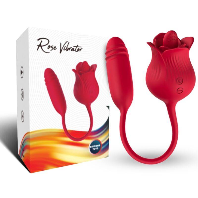 Armony - roselip estimulador clitoris con lengua 10 modos & vibrador rojo - - 1 Armony - roselip estimulador clitoris con lengua 10 modos & vibrador rojo - - 1